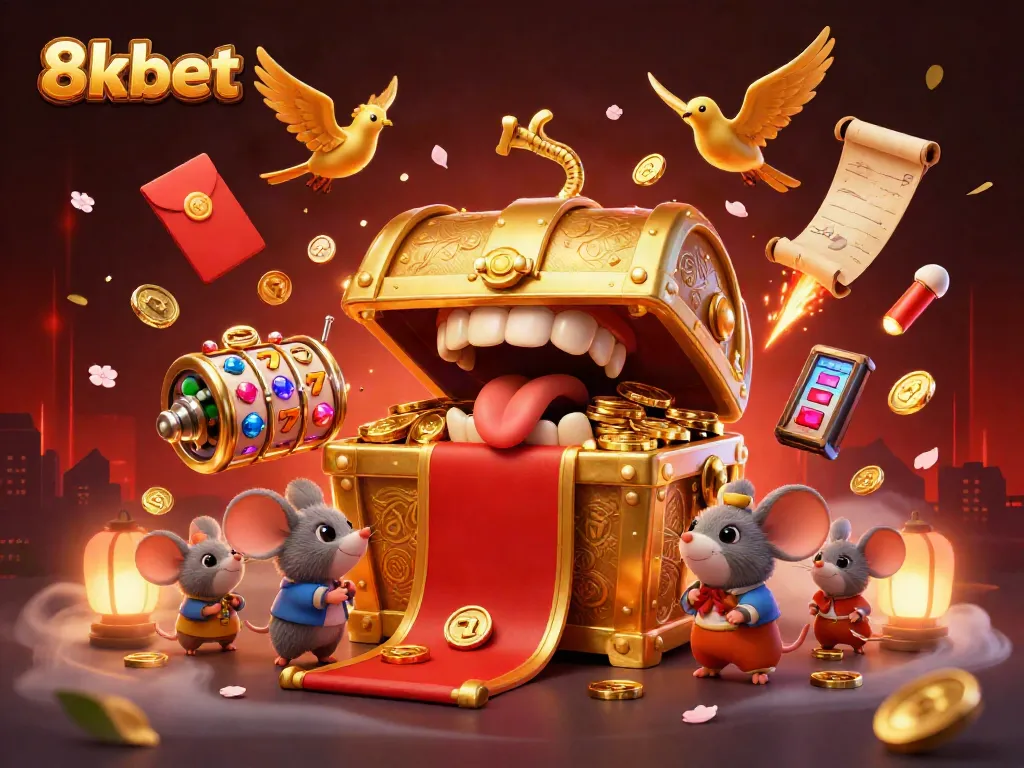 Experience the thrill of winning with 8xbet in a vibrant, festive casino environment.