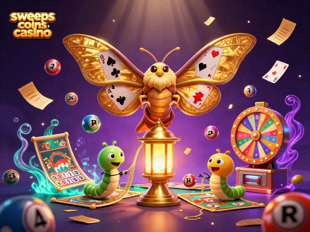 Engage in fun at sweeps coins casino with vibrant lottery elements and a captivating casino atmosphere.