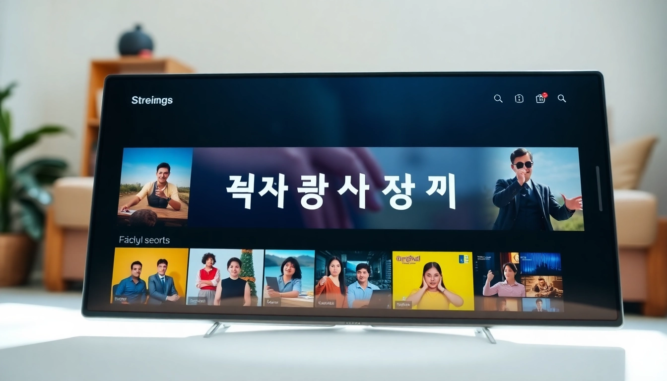 티비위키 누누티비의 다양한 콘텐츠를 보여주는 스트리밍 플랫폼의 디지털 인터페이스