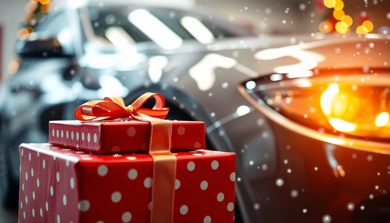 Gift a Christmas car detailing gift of shiny cleanliness and care to your loved ones.