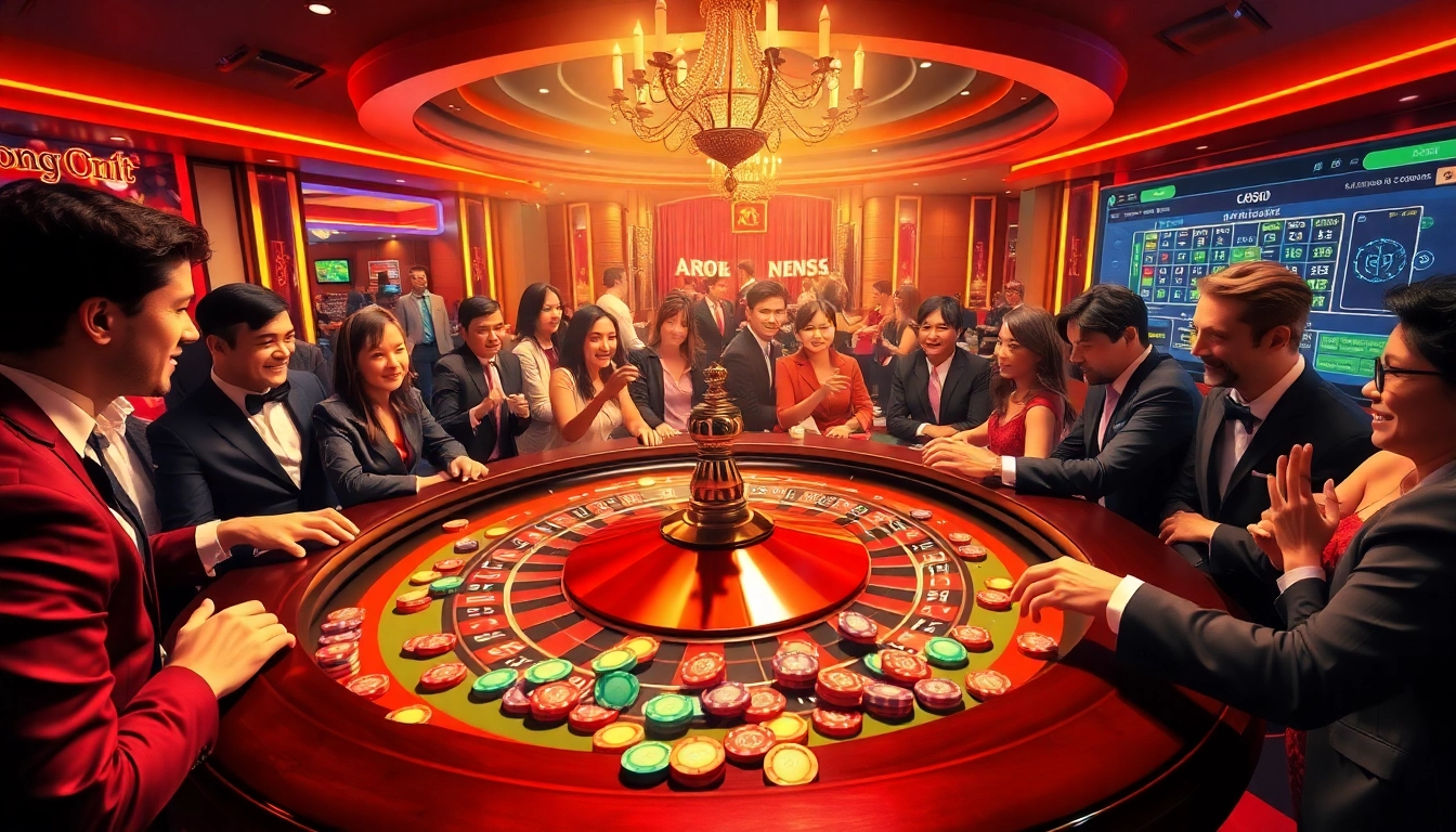 Play thrilling roulette at https://kong88.win amidst a luxurious casino ambiance.