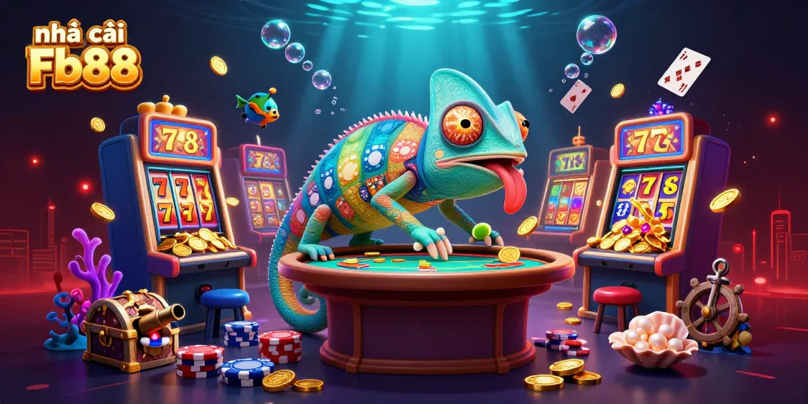 Engage with nhà cái Fb88's vibrant casino world through this ultra-detailed illustration.