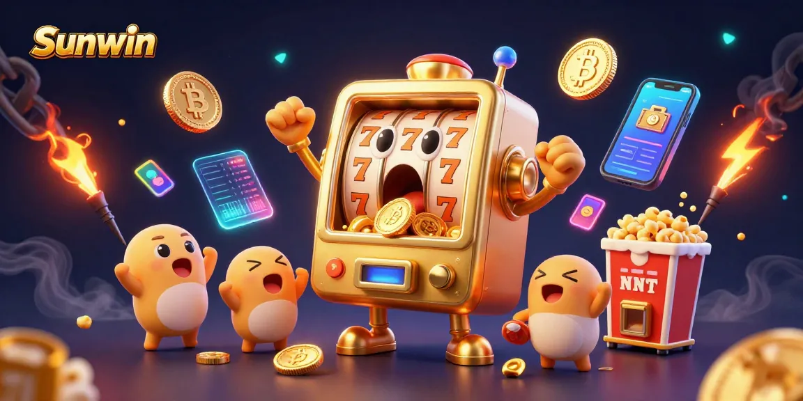 Experience thrilling jackpots at Sunwin with exciting slot machines and vibrant game elements.