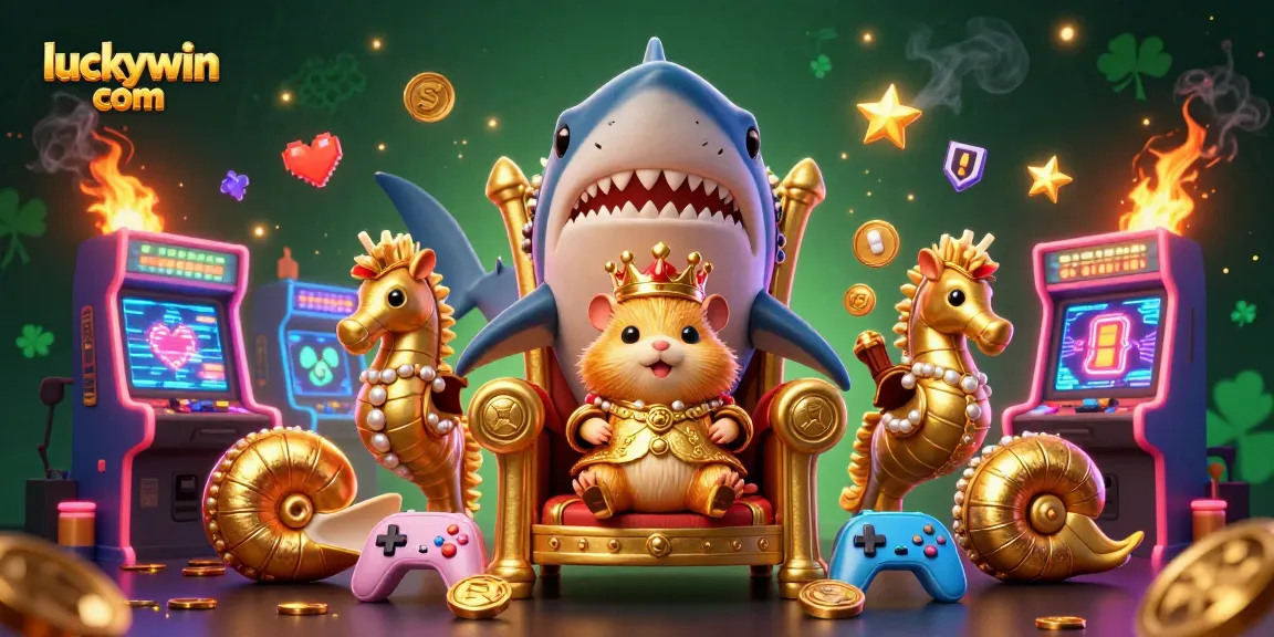 Experience exciting gameplay at luckywin com with a vibrant 3D casino scene filled with dynamic characters and action.